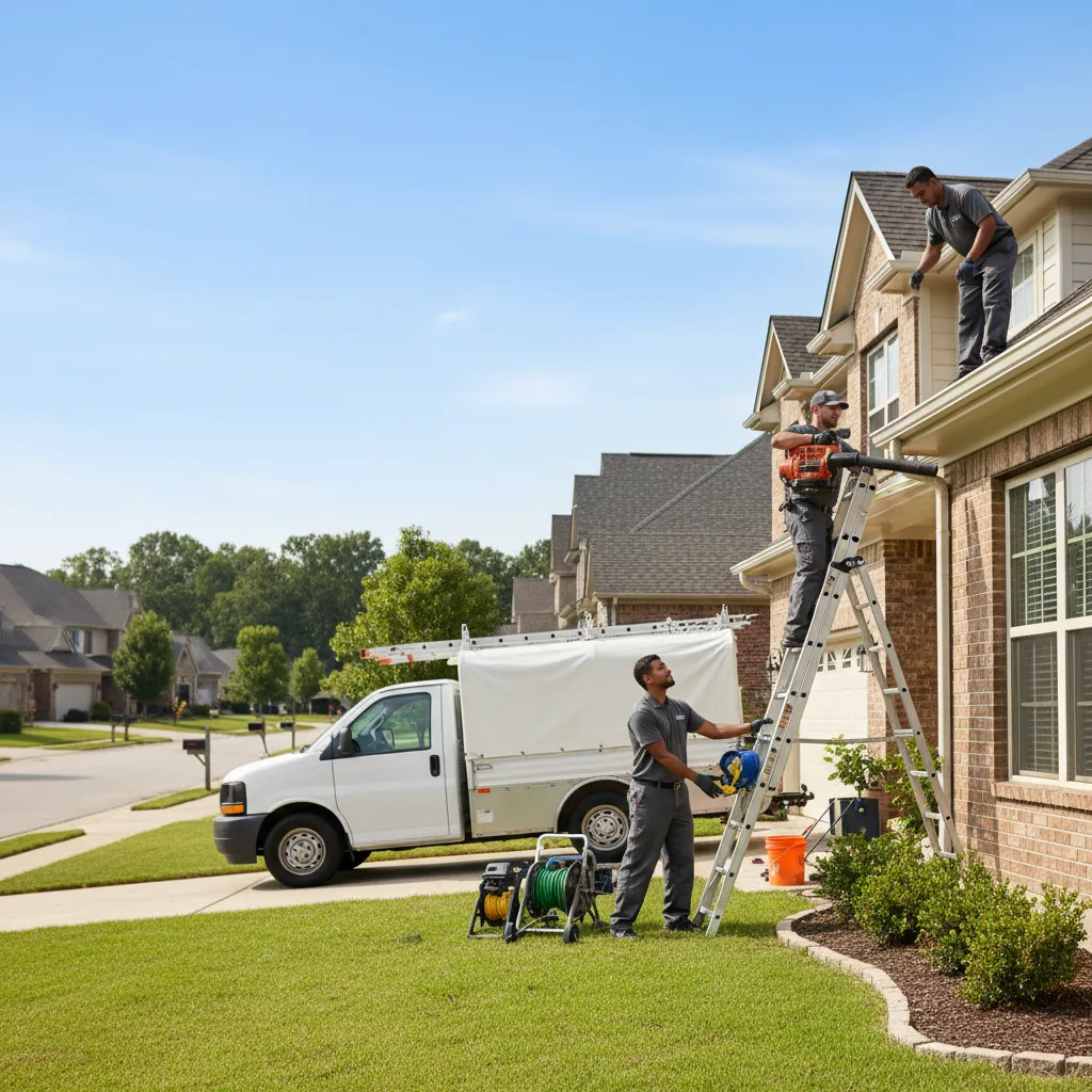 Home Gutter Service in Hartshorne, OK near me